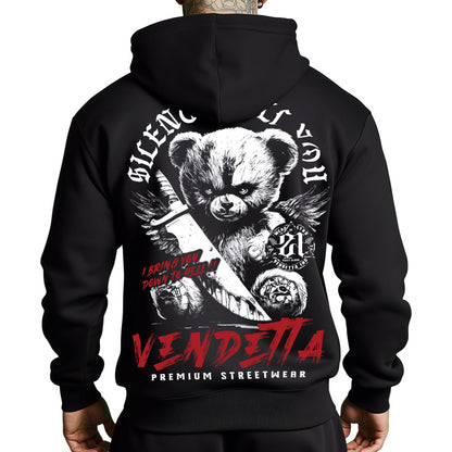 Vendetta Inc. Sweatshirt Teddy Attack schwarz