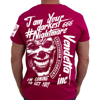 Vendetta Inc. Shirt Nightmare fuchsia VD-1316