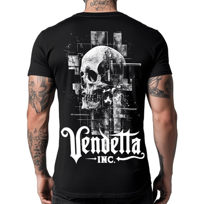 Vendetta Inc. Shirt Skull & Cross schwarz VD-1471