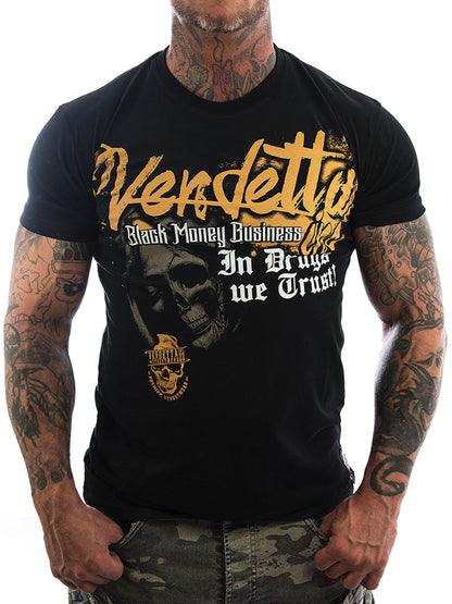Vendetta Inc. Shirt We Trust VD-1118 schwarz