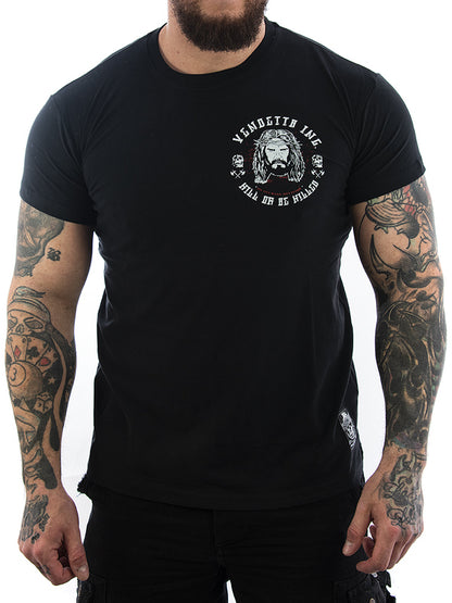 Vendetta Inc. Shirt Jesus schwarz VD-1094