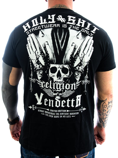 Vendetta Inc. Shirt Religion VD-1172 schwarz