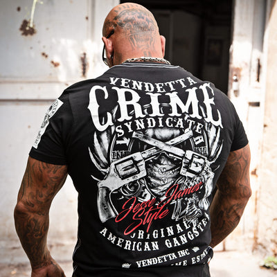 Vendetta Inc. Shirt Jesse James schwarz 1191