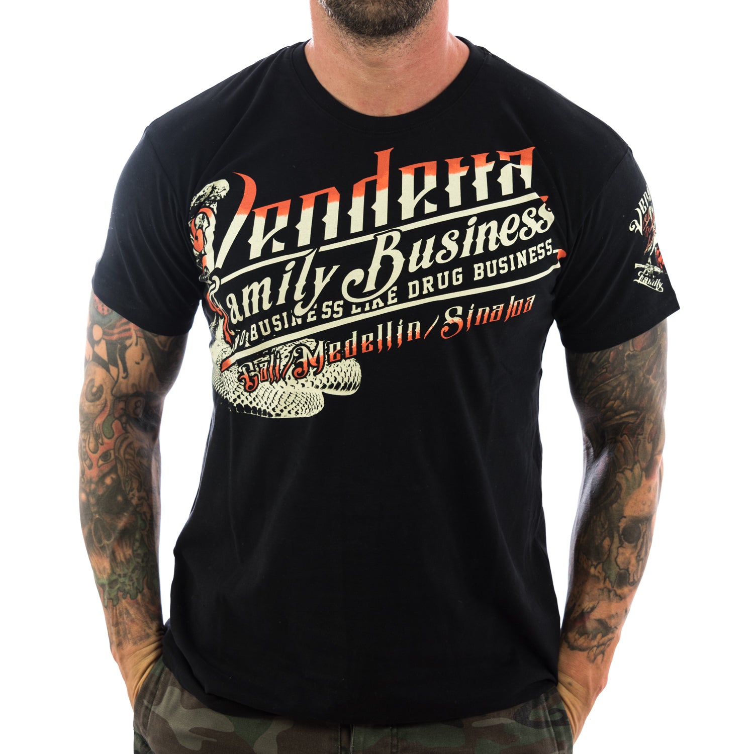 Vendetta Inc. Shirt Family Business 1070 black