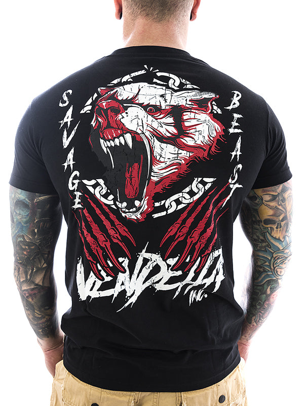 Vendetta Inc. Shirt Savage Beast 1028 schwarz
