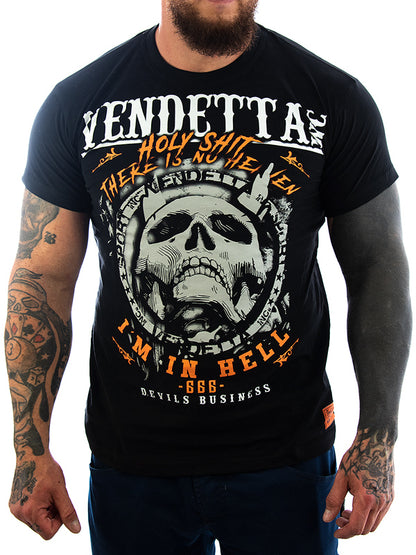 Vendetta Inc. Shirt In Hell schwarz VD-1155