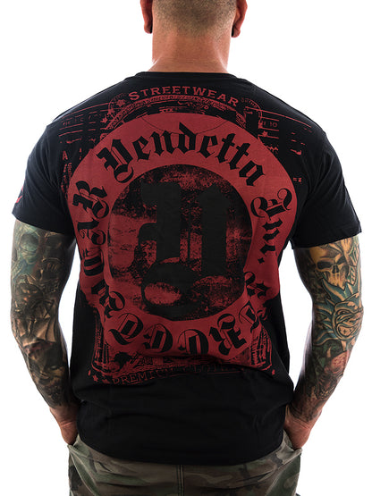 Vendetta Inc. Shirt Blood Logo 1074 schwarz