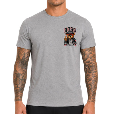 Vendetta Inc. Herren Shirt Boss Teddy grau