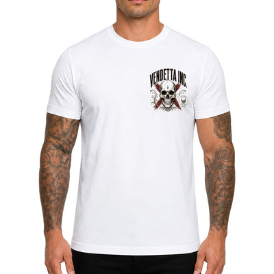 Vendetta Inc. Shirt Skull Syndicate weiß
