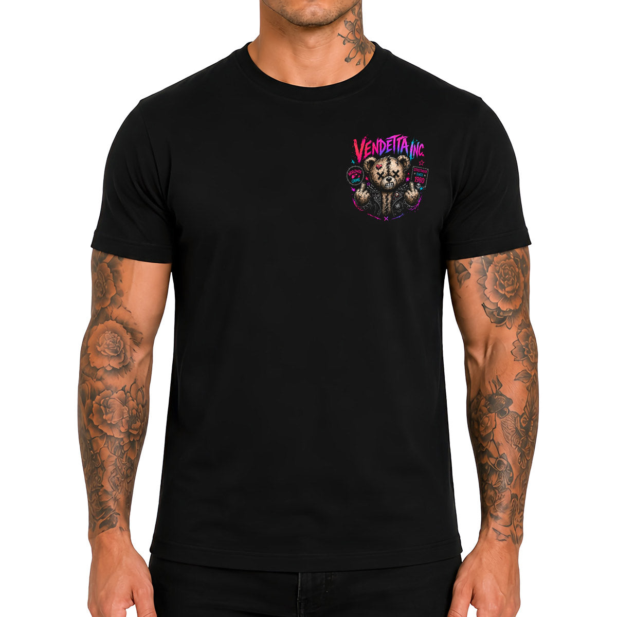 Vendetta Inc. Herren Shirt Teddy Riot