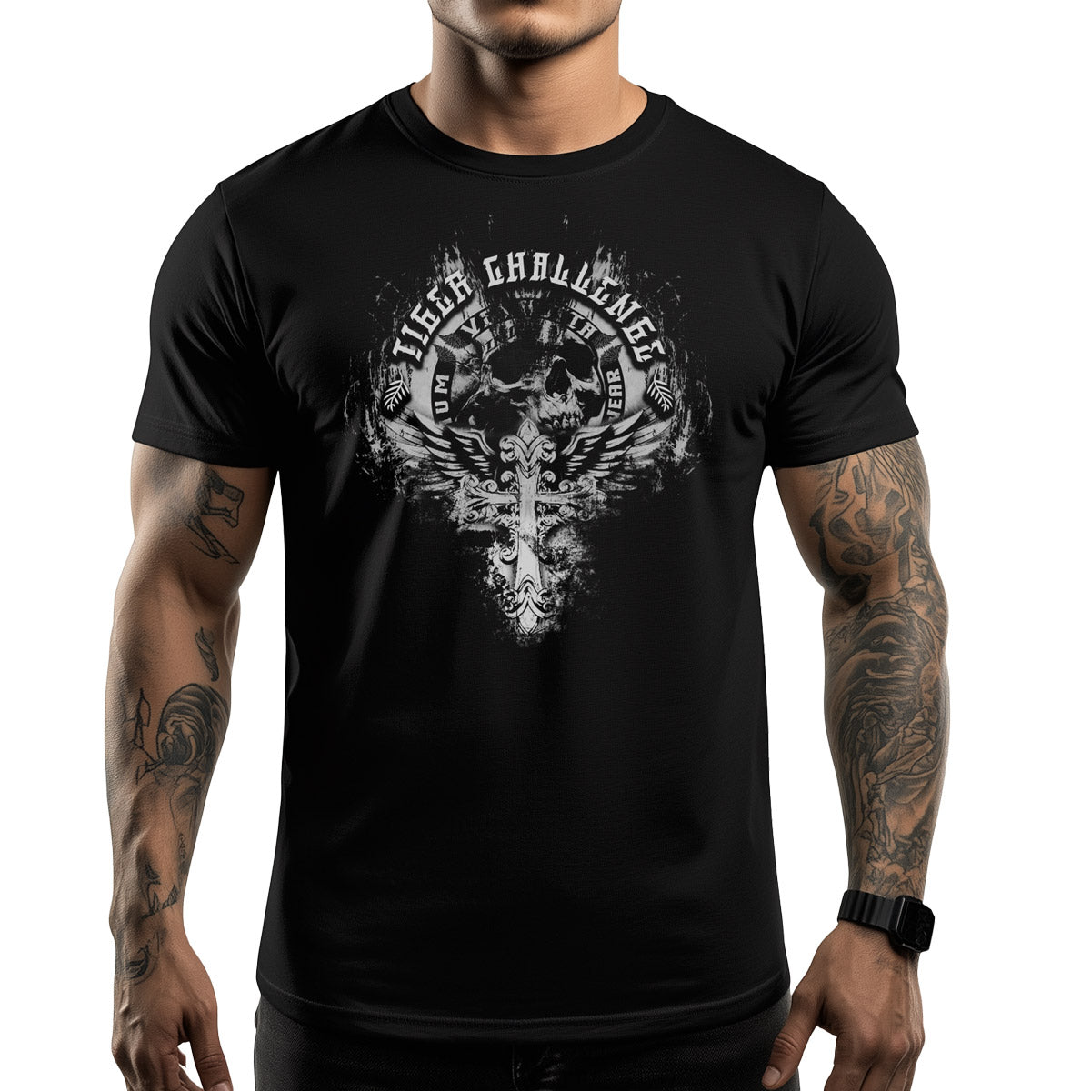 Vendetta Inc. Shirt Tiger Challenge schwarz VD-1233