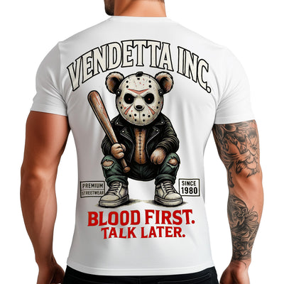 Vendetta Inc. Shirt Talk Later weiß VD-1589