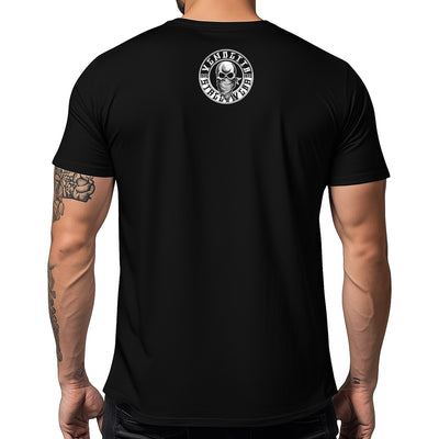 Vendetta Inc. Shirt Split Skull schwarz VD-1247
