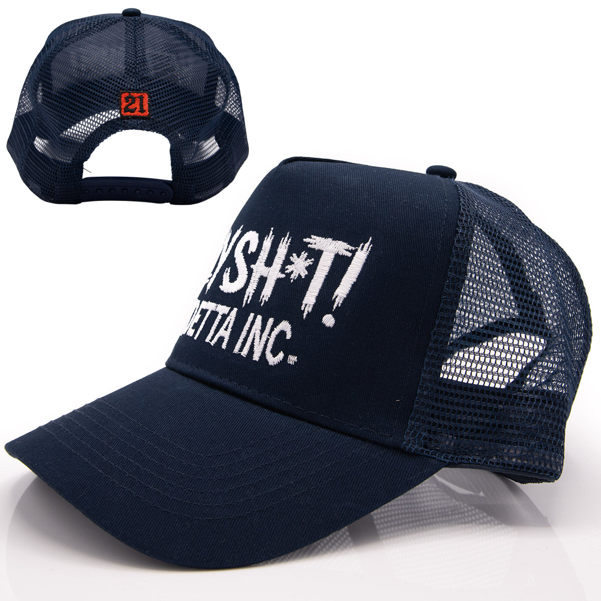 Vendetta Inc. Snapback Trucker blau Holy Sh*t!