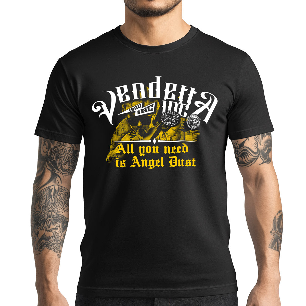 Vendetta Inc. Shirt Saint & Sinner schwarz VD-1258