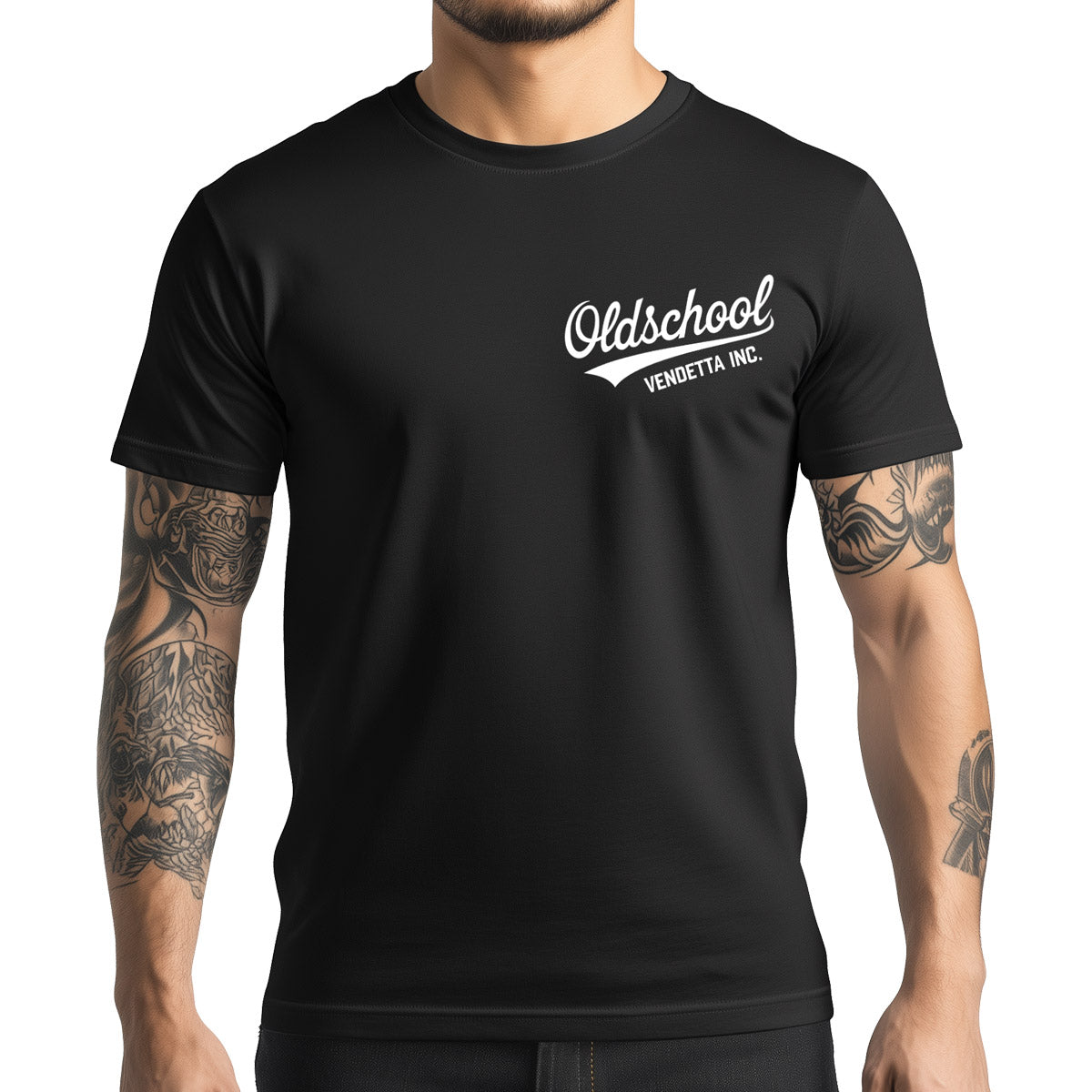 Vendetta Inc. Shirt Oldschool Legacy schwarz VD-1591