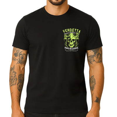 Vendetta Inc. Shirt King is Crime schwarz VD-1592