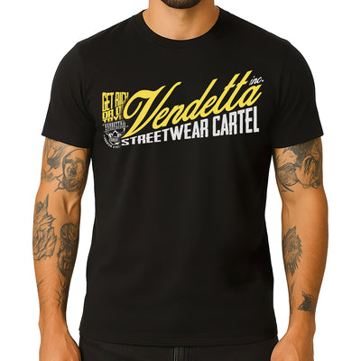 Vendetta Inc. Shirt Cartel Mode schwarz VD-1600