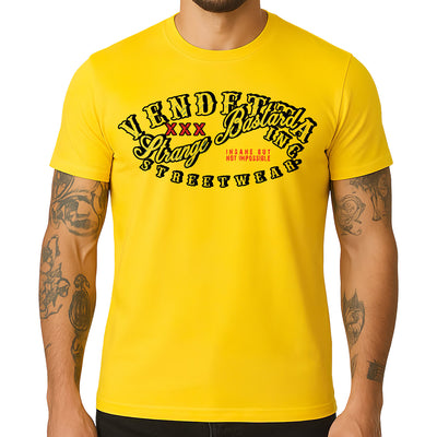Vendetta Inc. Shirt Bastard gelb VD-1627