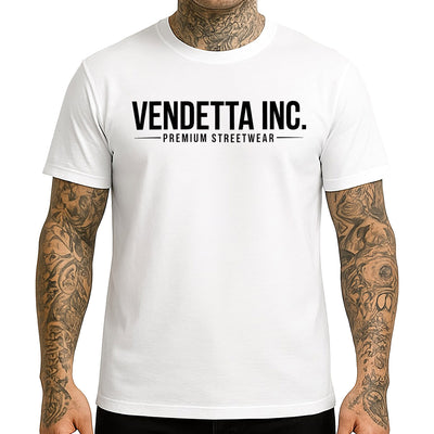 Vendetta Inc. Shirt Chainsaw Zombie weiß VD-1629