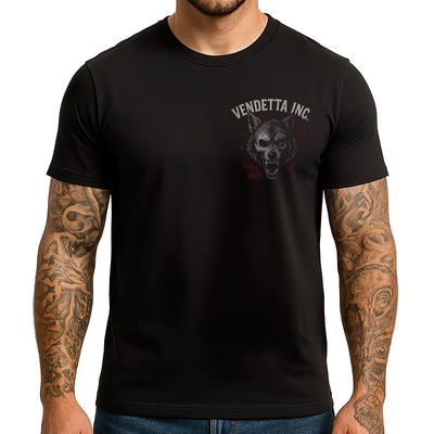 Vendetta Inc. Shirt Howl Back schwarz VD-1646