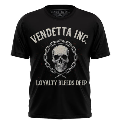 Vendetta Inc. Shirt Skull Emblem schwarz VD-1645