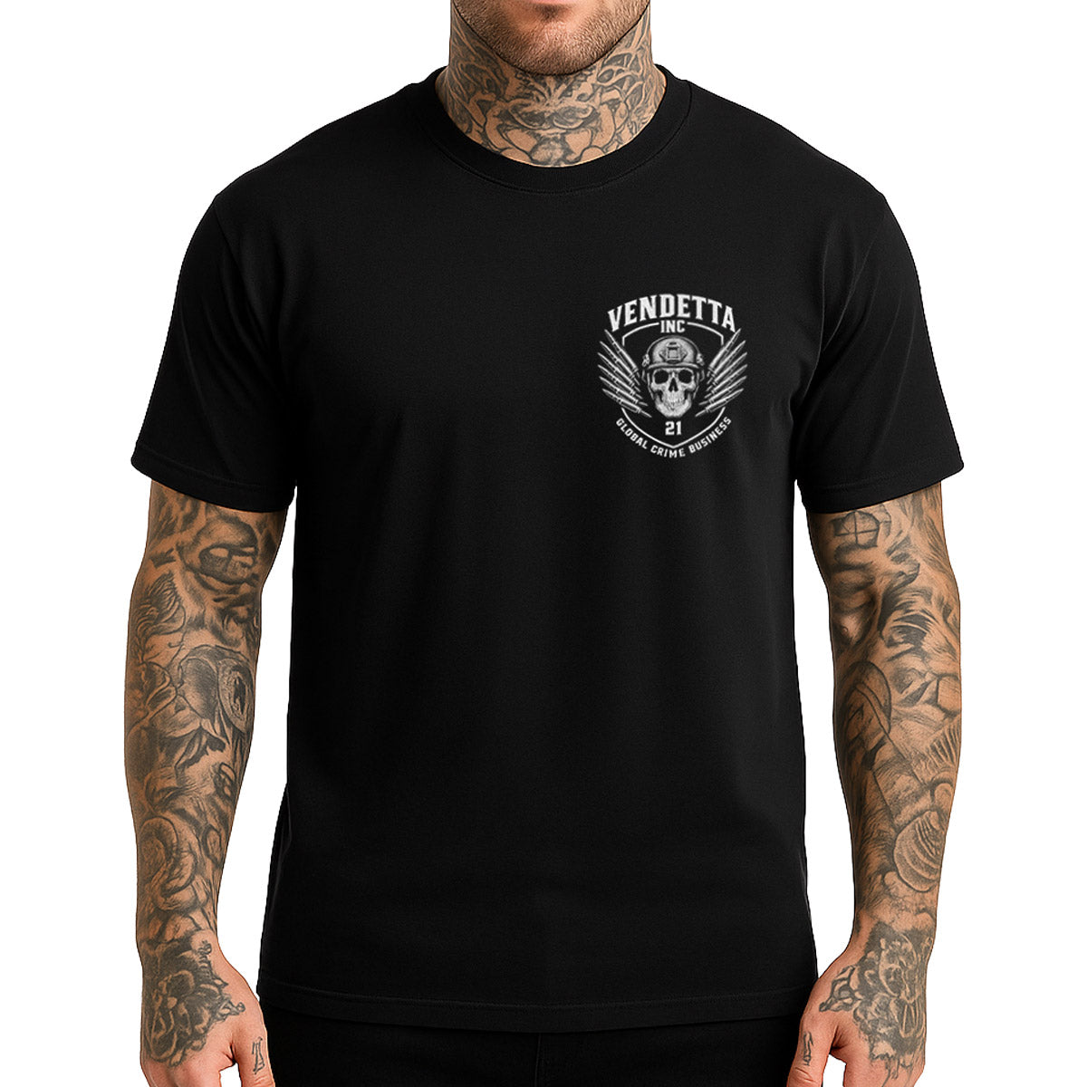 Vendetta Inc. Shirt Unit 21 schwarz VD-1658