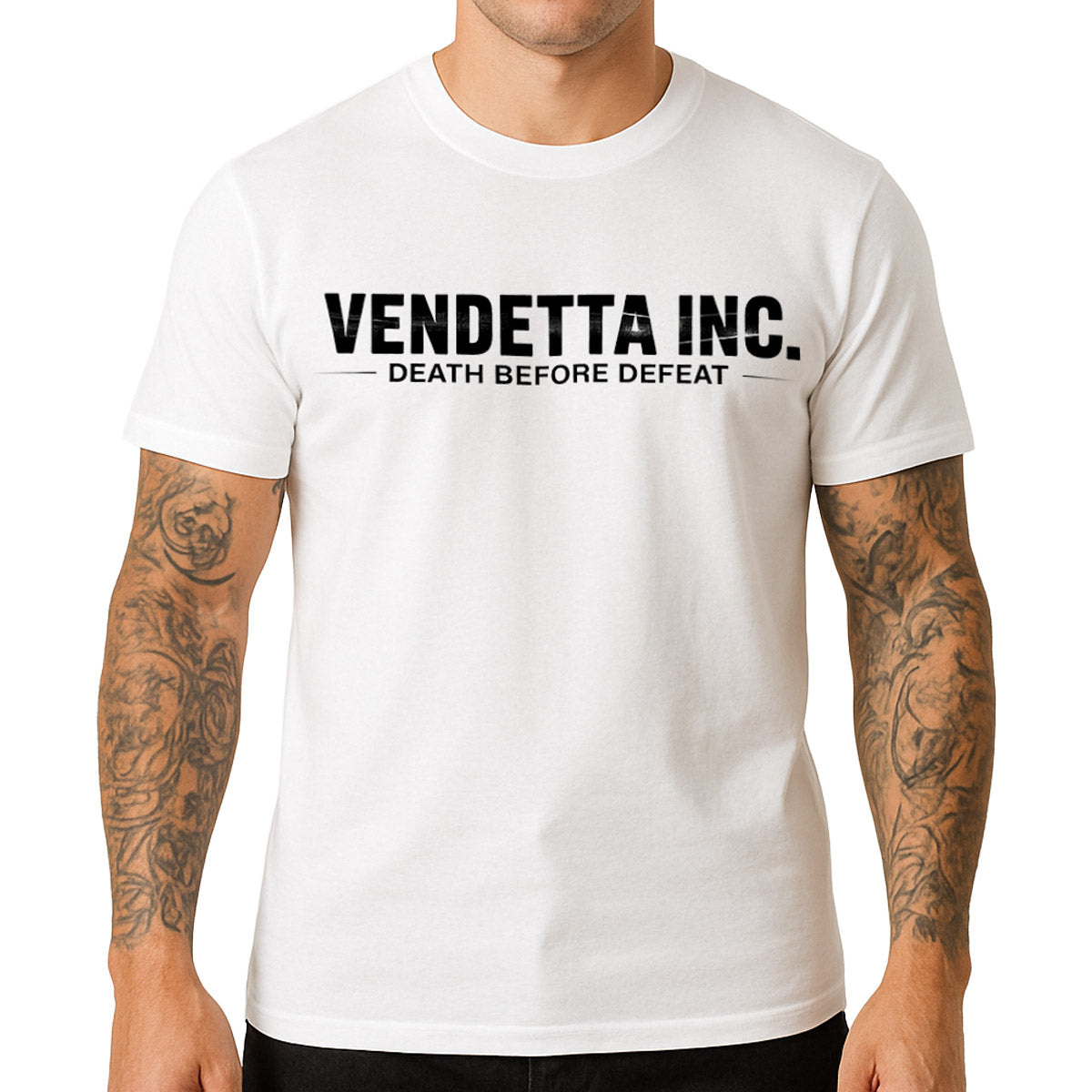 Vendetta Inc. Shirt Iron Skull weiß