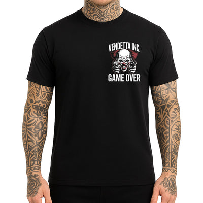Vendetta Inc. Shirt Game Over Clown schwarz