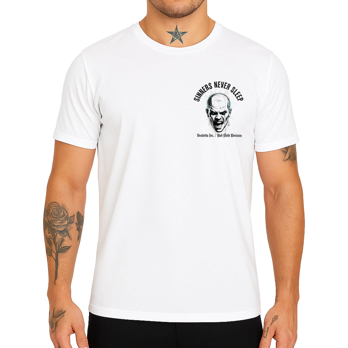 Vendetta Inc. Shirt Sinners weiß