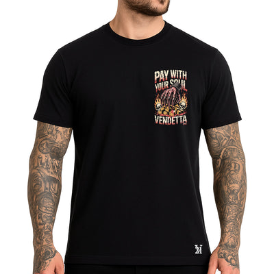 Vendetta Inc. Shirt Pay With Your Soul schwarz