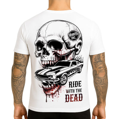 Vendetta Inc. Shirt Dead Rider Skull weiß