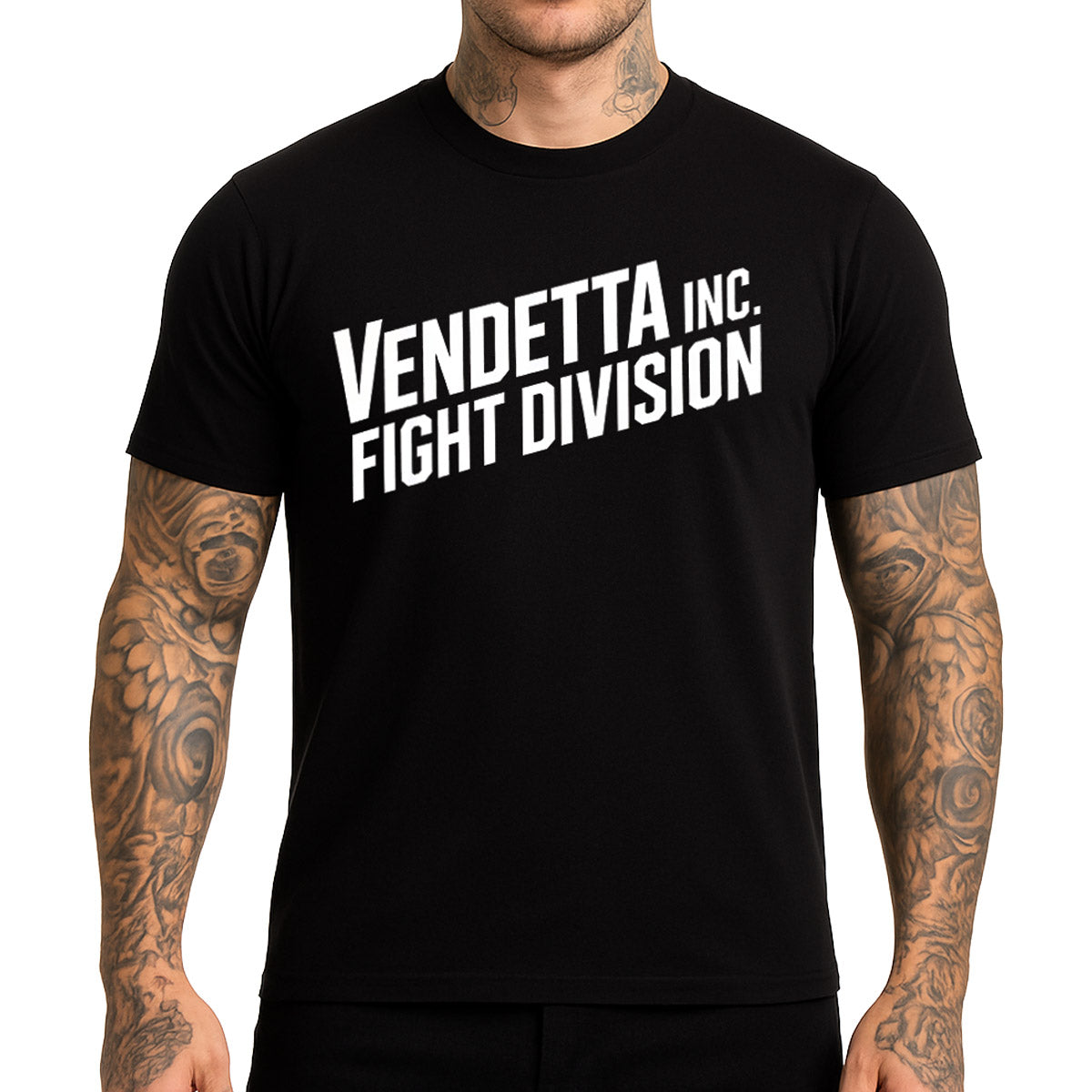 Vendetta Inc. Shirt Fight Division Skull schwarz