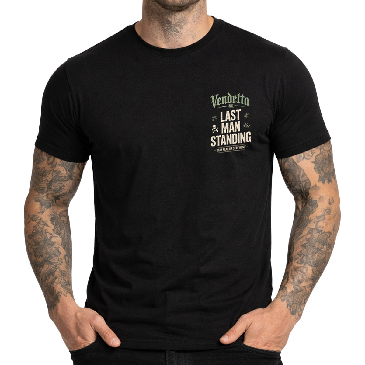 Vendetta Inc. Shirt Last Man Standing schwarz