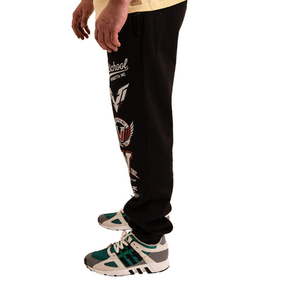 Vendetta Inc. Jogger Oldschool Athletic Division – schwarz