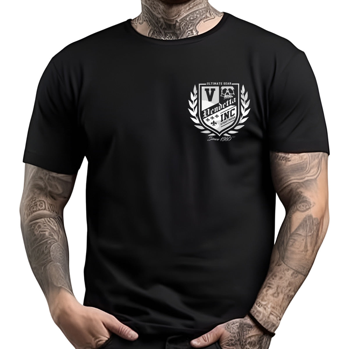 Vendetta Inc. Shirt First Blood schwarz,camo-weiß 1320