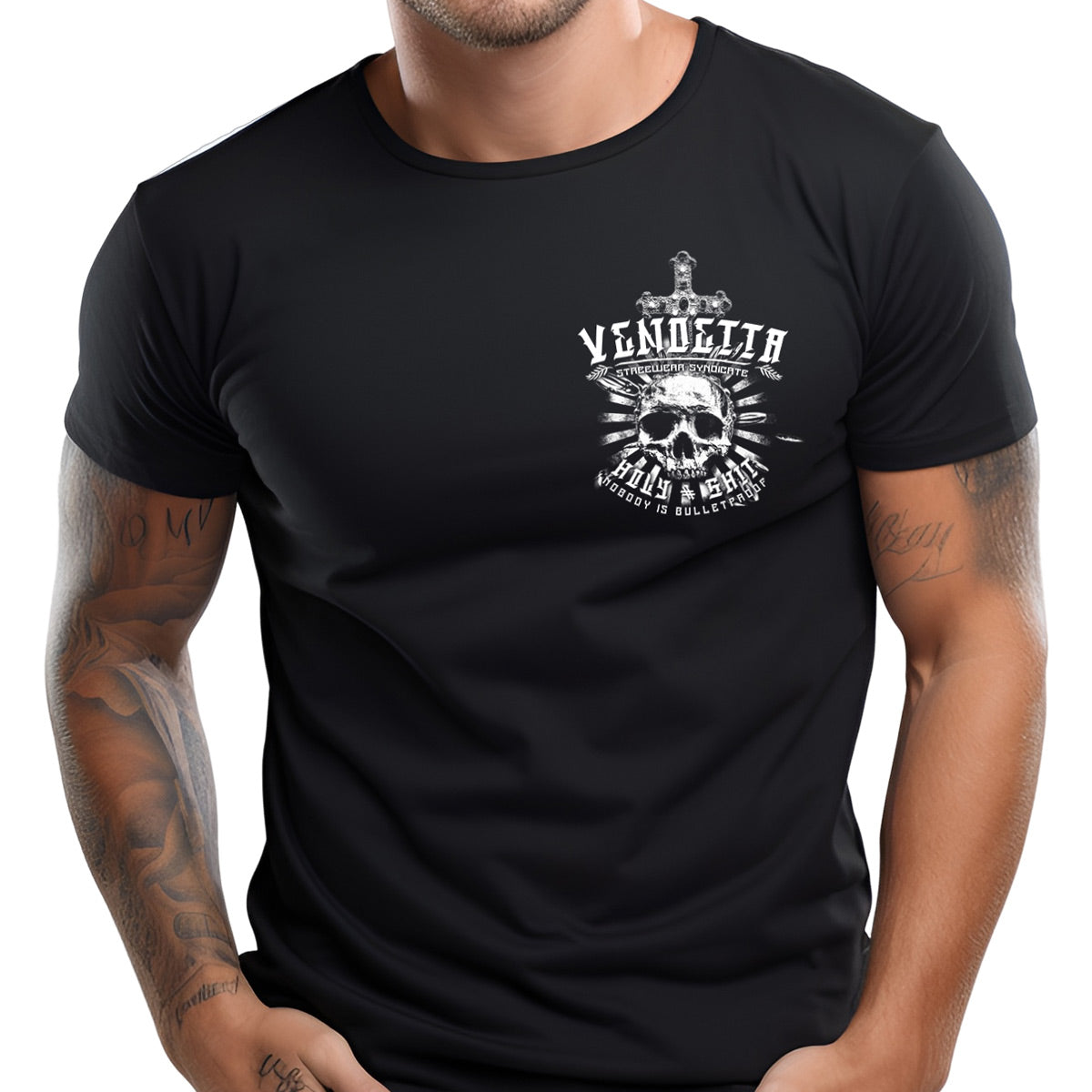 Vendetta Inc. Shirt Bulletproof schwarz 1197