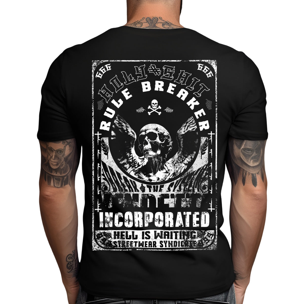 Vendetta Inc. Herren Shirt Hell is Waiting schwarz VD-1306