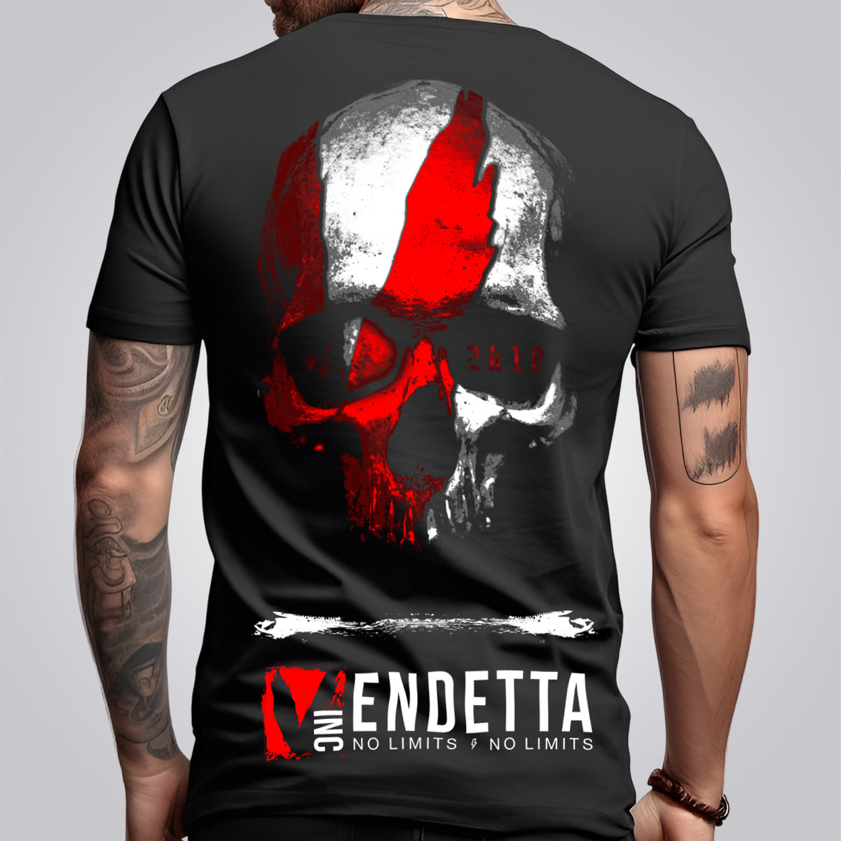 Vendetta Inc. Shirt Blood Skull schwarz 1322