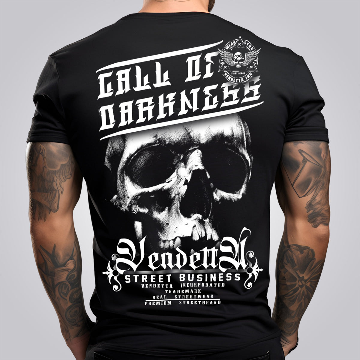 Vendetta Inc. Shirt Call of Darkness schwarz VD-1328