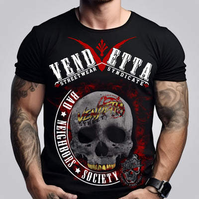 Vendetta Inc. Shirt Society schwarz VD-1329