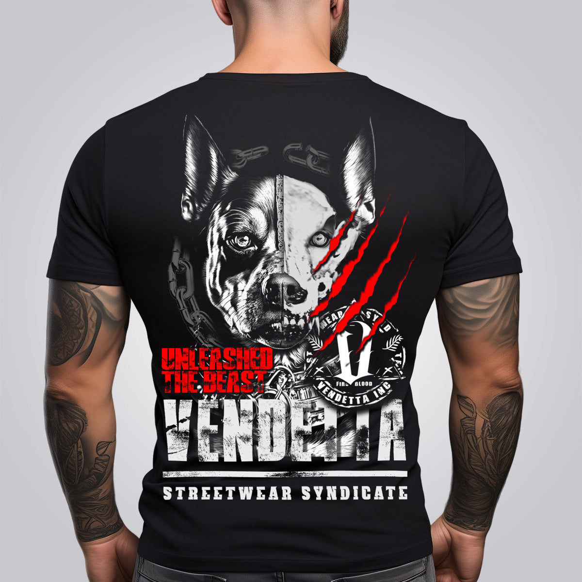 Vendetta Inc. Shirt schwarz Beast VD-1254