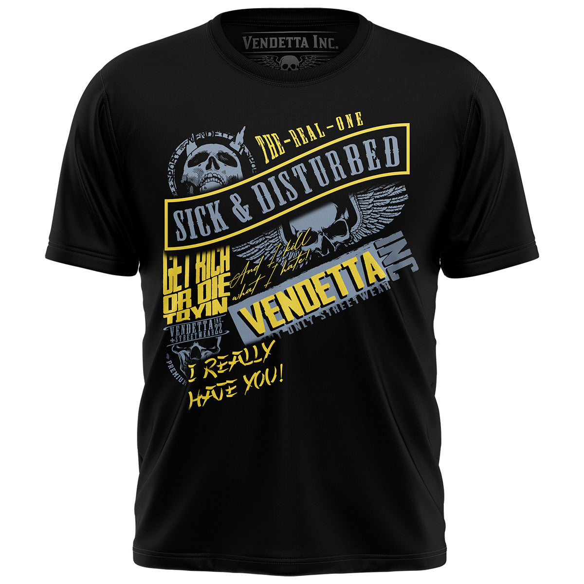 Vendetta Inc. Shirt schwarz Disturbed VD-1222