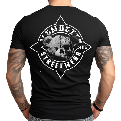 Vendetta Inc. Shirt Skull Teddy schwarz VD-1424