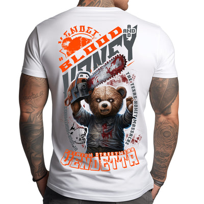 Vendetta Inc. Shirt Blood Teddy weiß VD-1428
