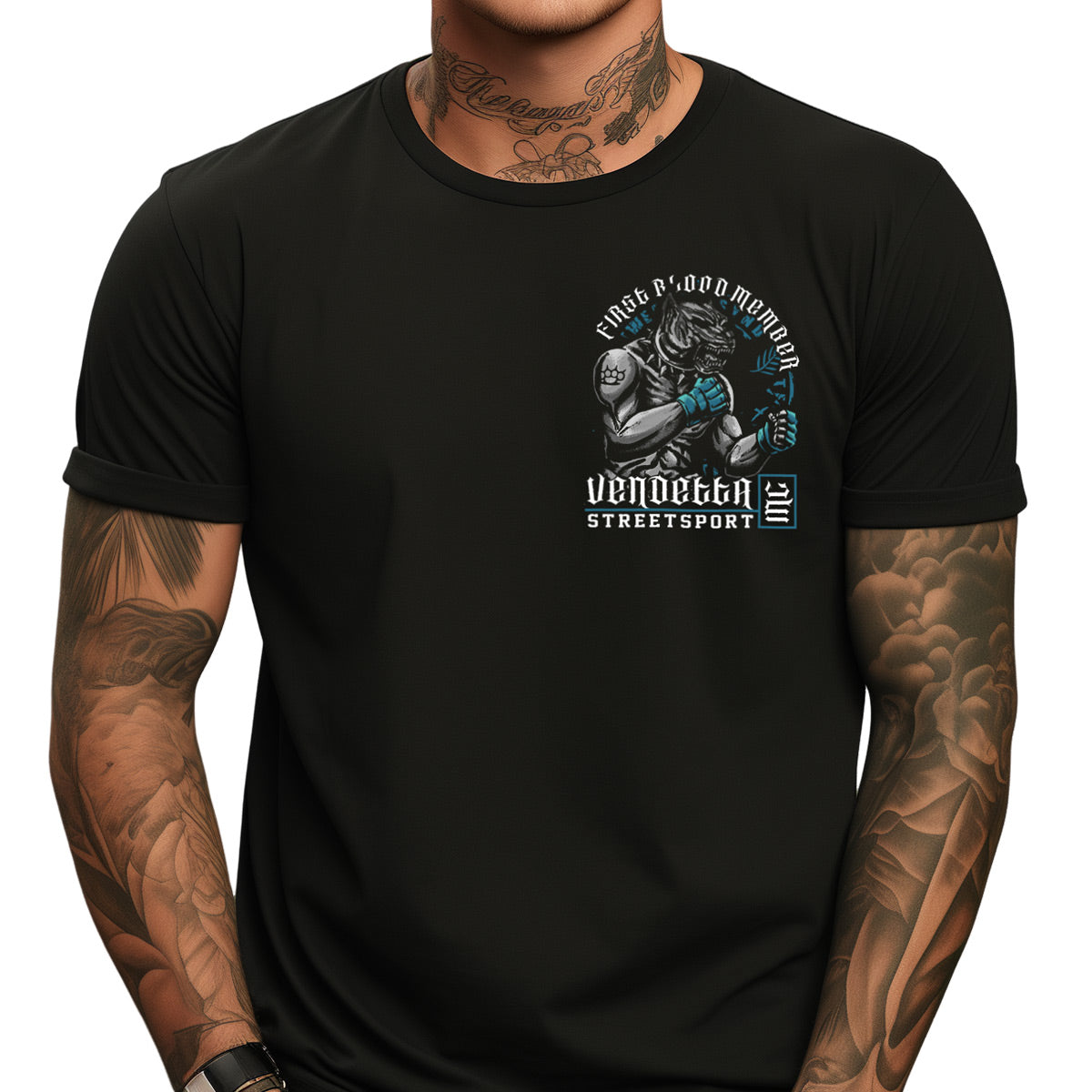 Vendetta Inc. Shirt Blood Member schwarz VD-1420