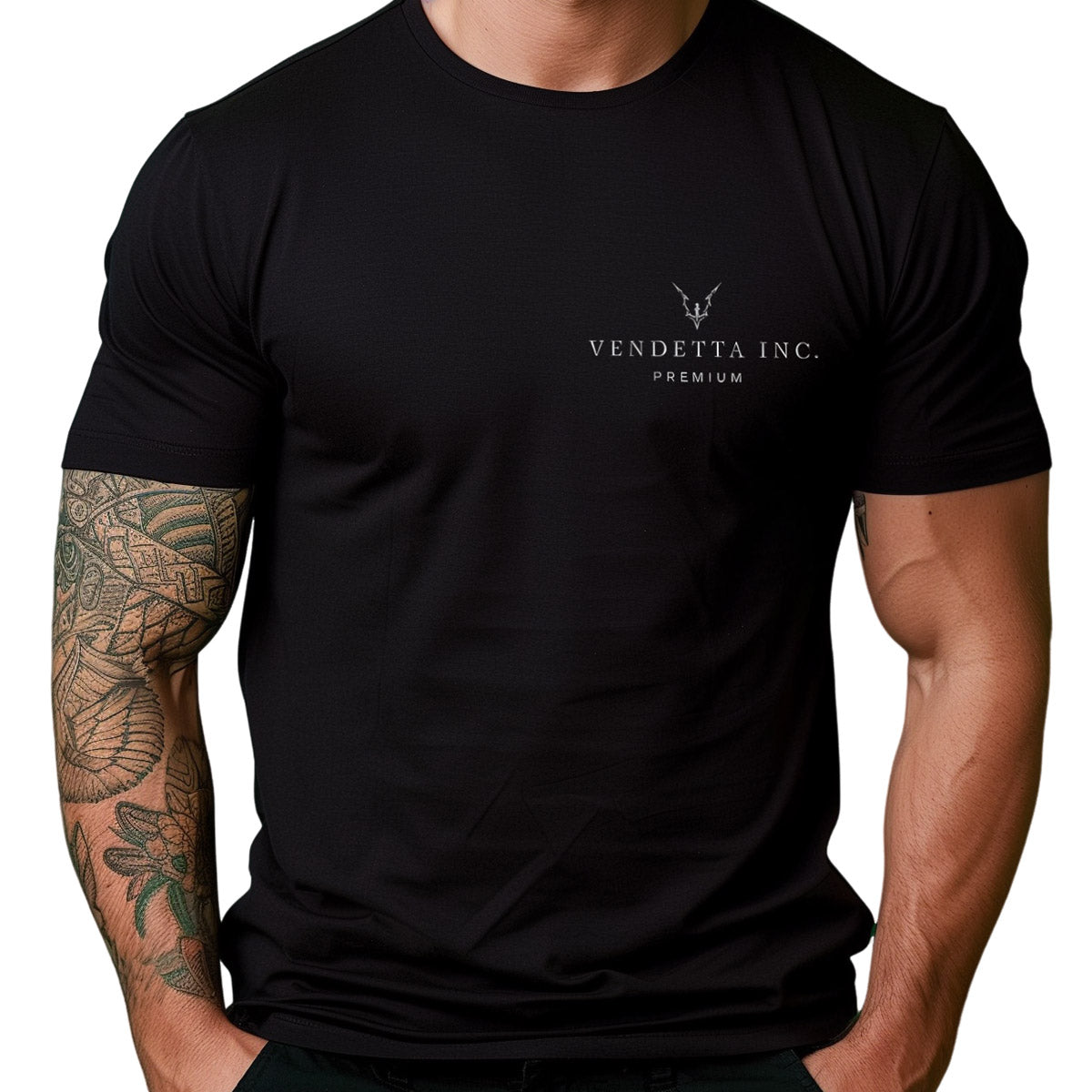Vendetta Inc. Shirt Braincase schwarz VD-1438