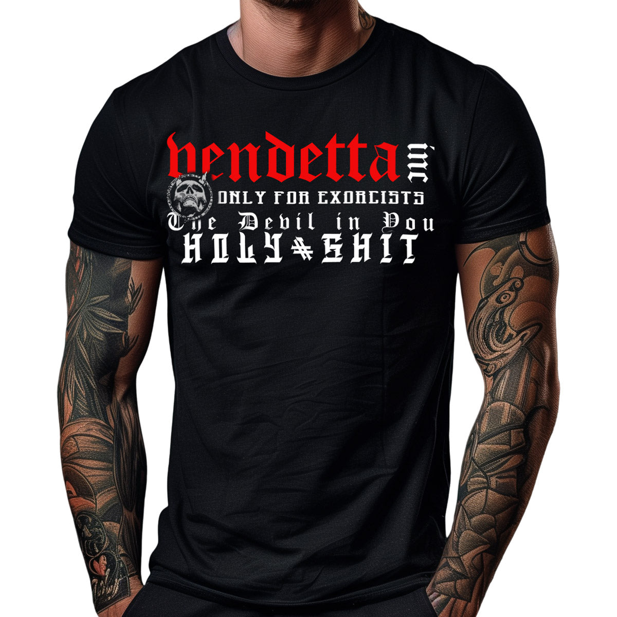 Vendetta Inc. Shirt Holy Devil schwarz VD-1419