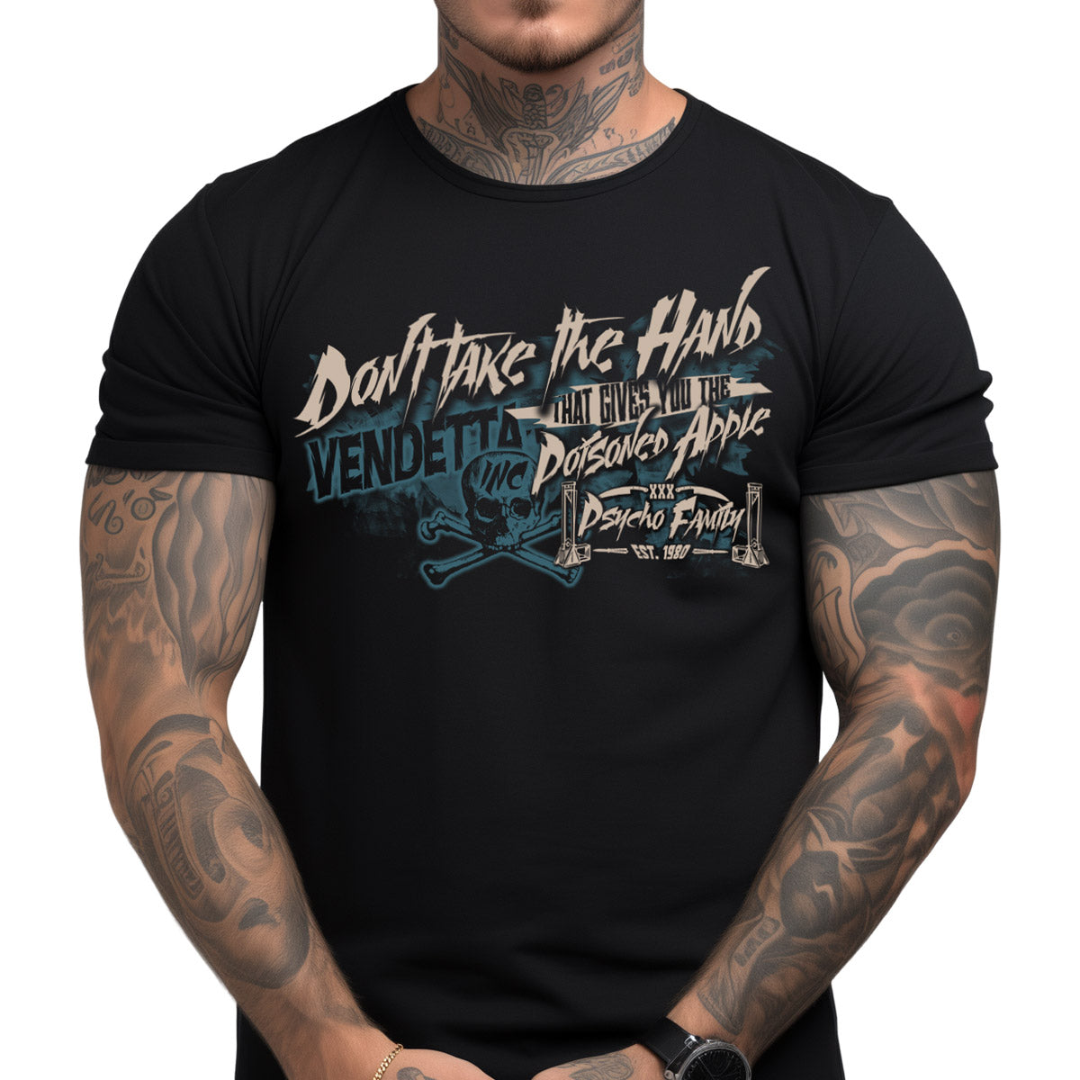 Vendetta Inc. Shirt Family schwarz VD-1400