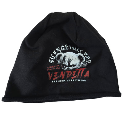 Vendetta Inc. Unisex Beanie Teddy Attack schwarz 1016